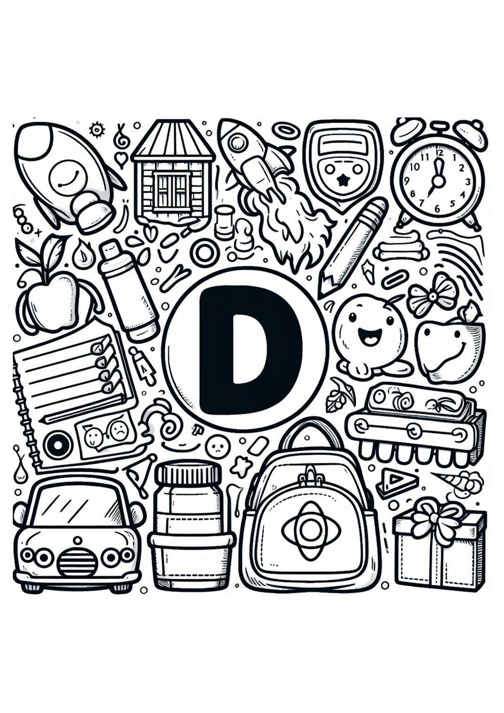 A to Z Fun Colouring Adventure