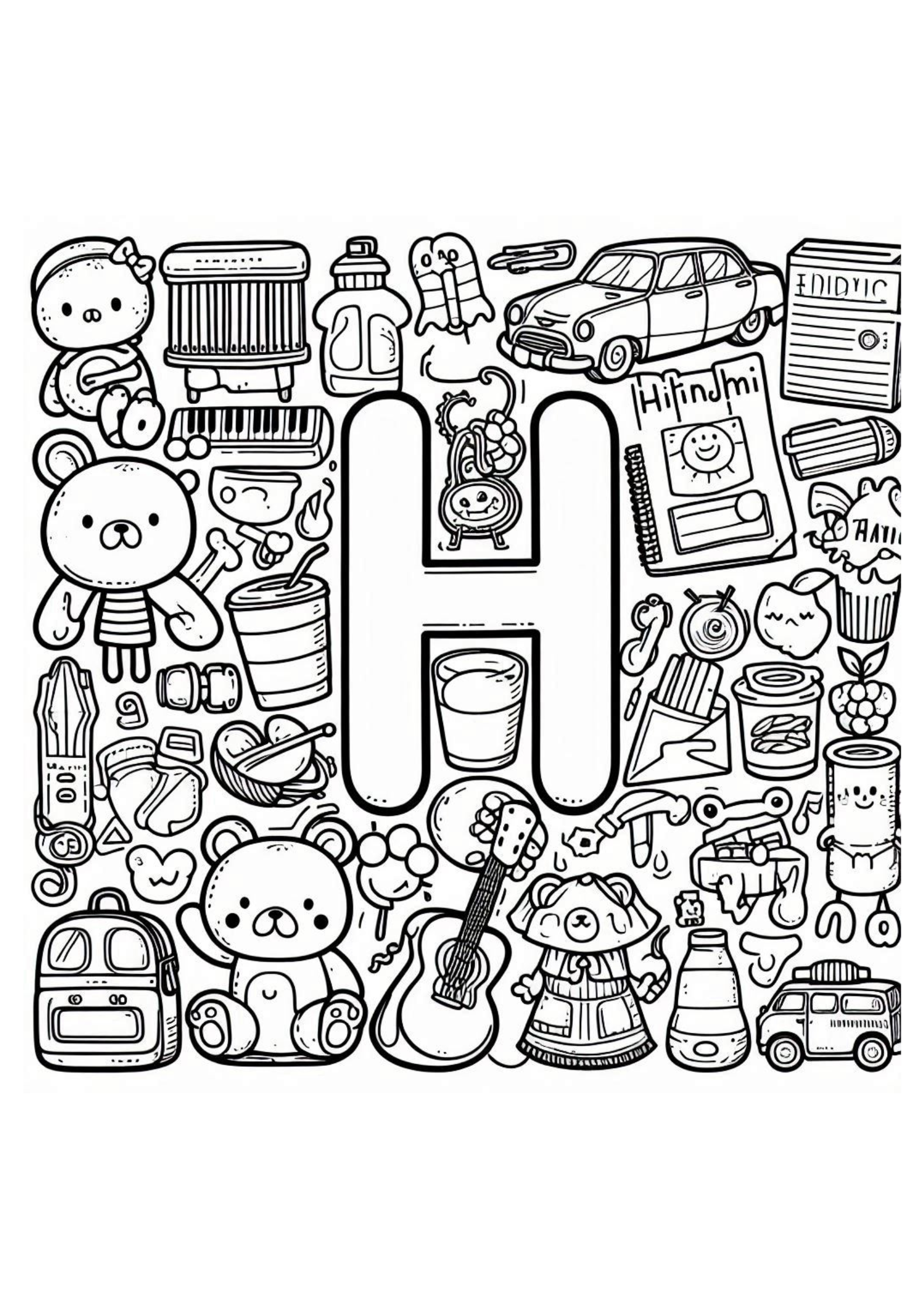 A to Z Fun Colouring Adventure