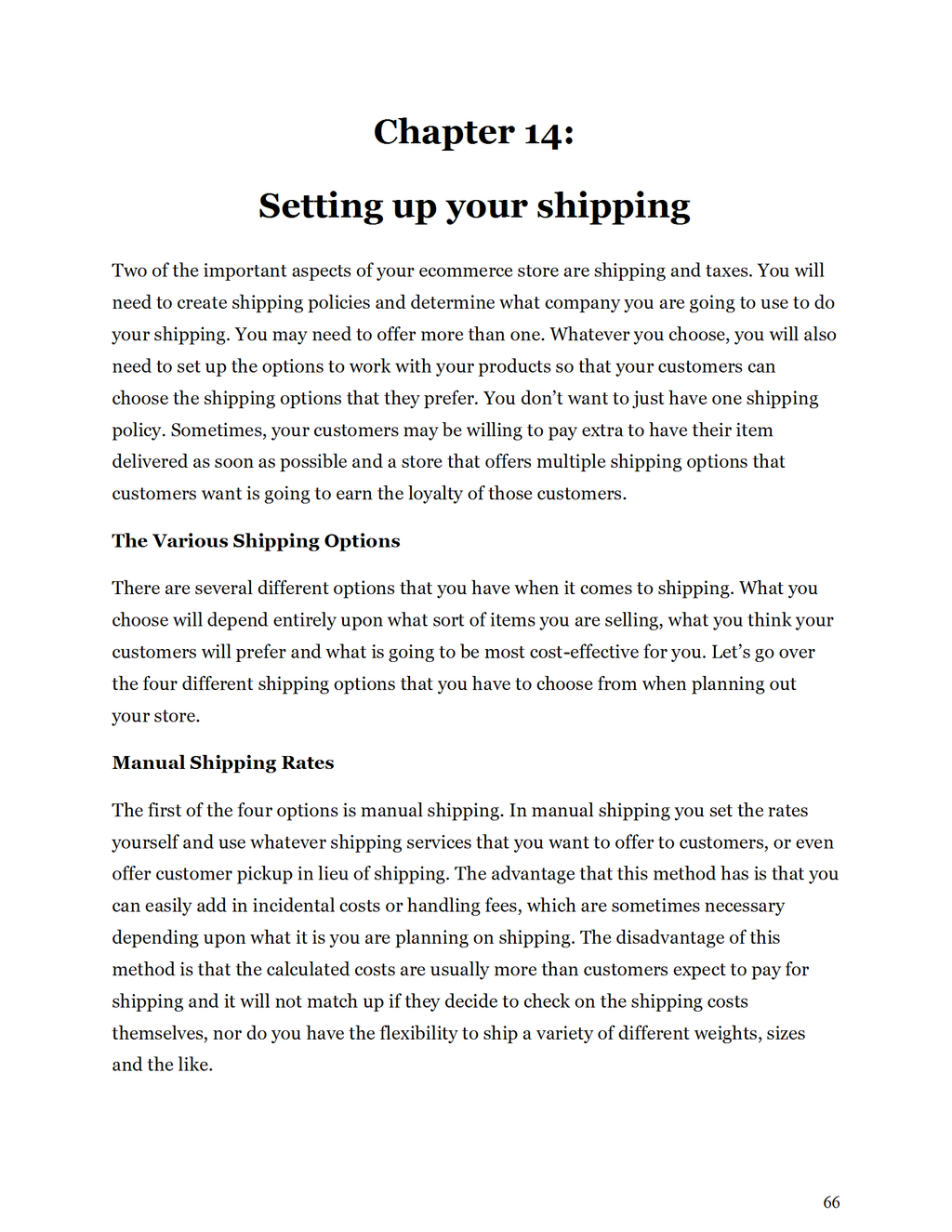 Success with Shopify