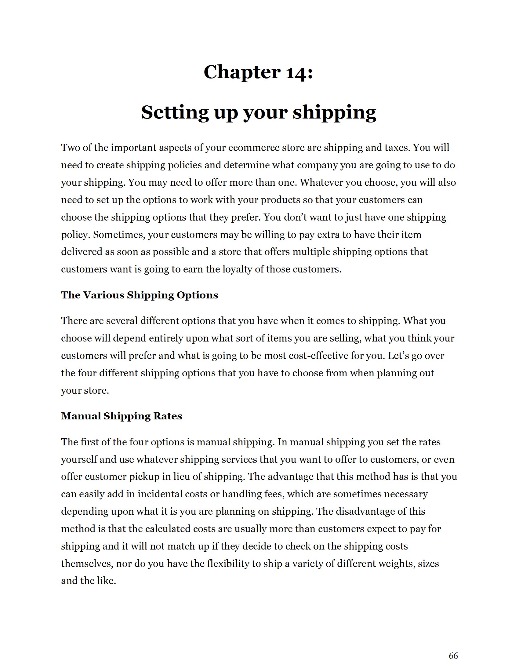 Success with Shopify
