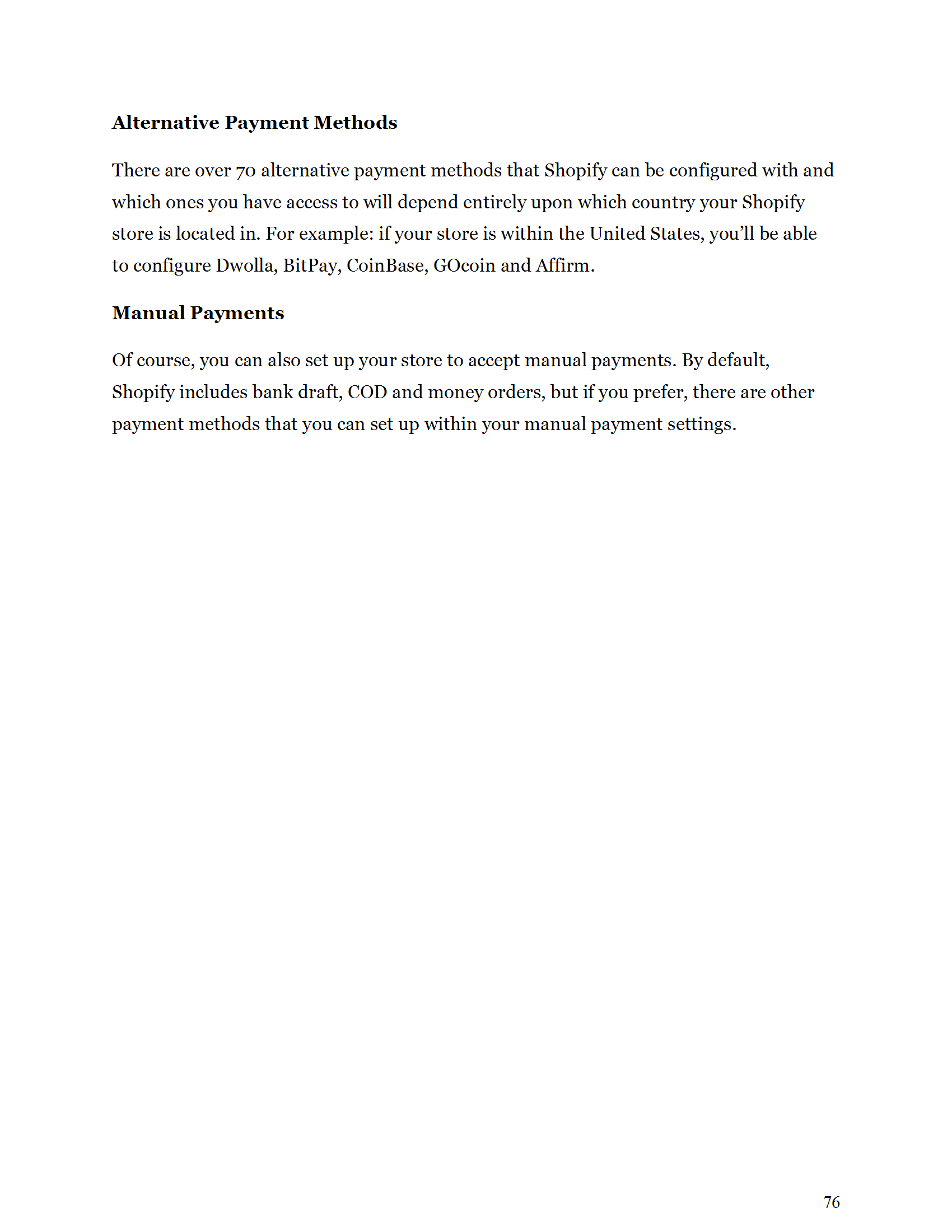 Success with Shopify