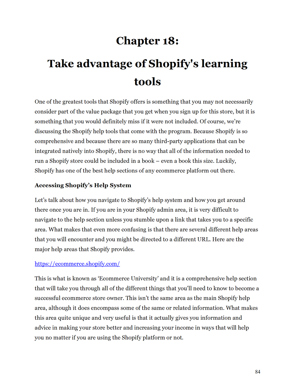 Success with Shopify