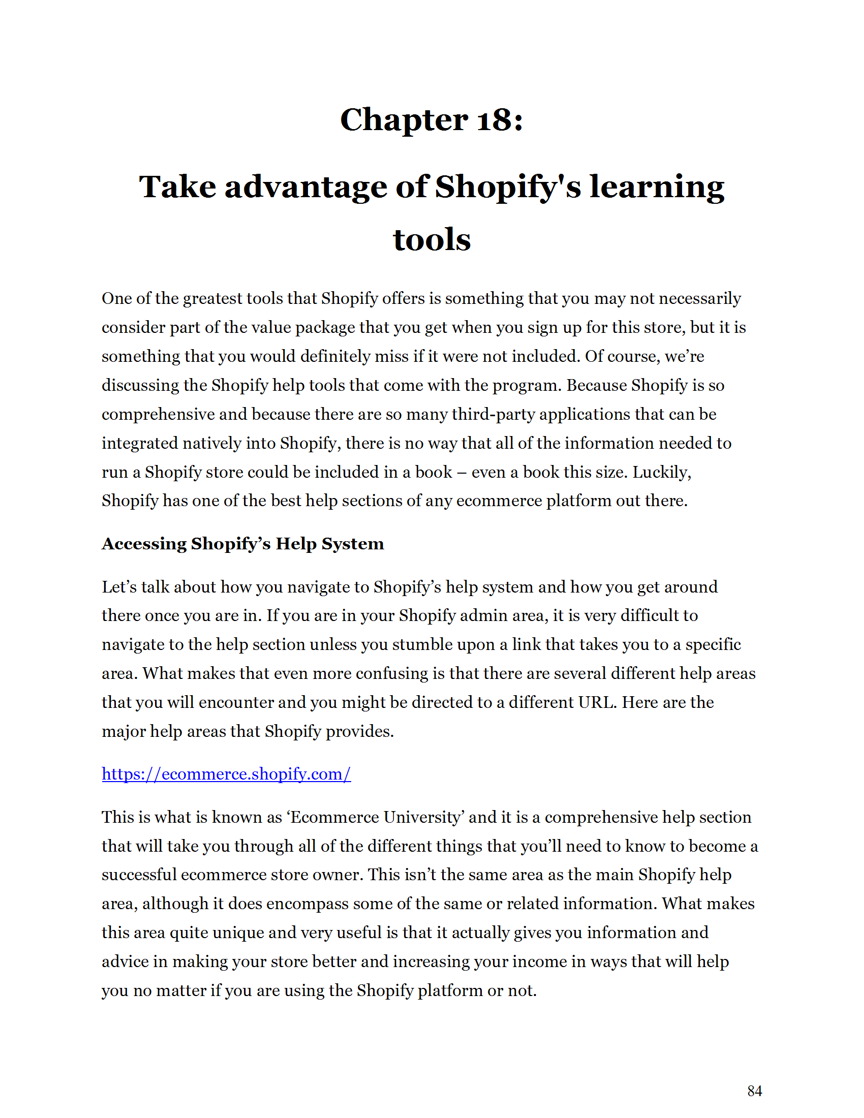 Success with Shopify