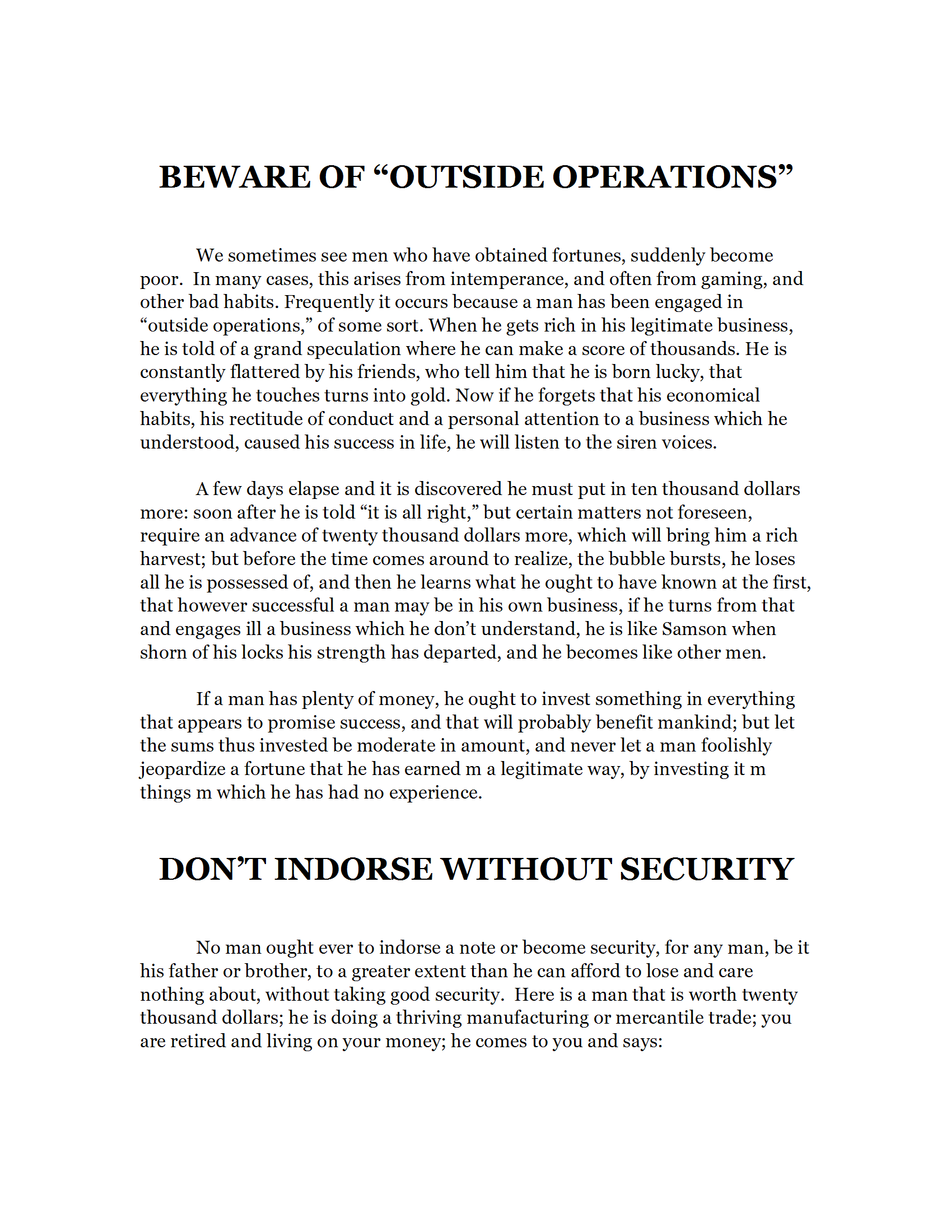 The Golden Rules To Acquiring Wealth