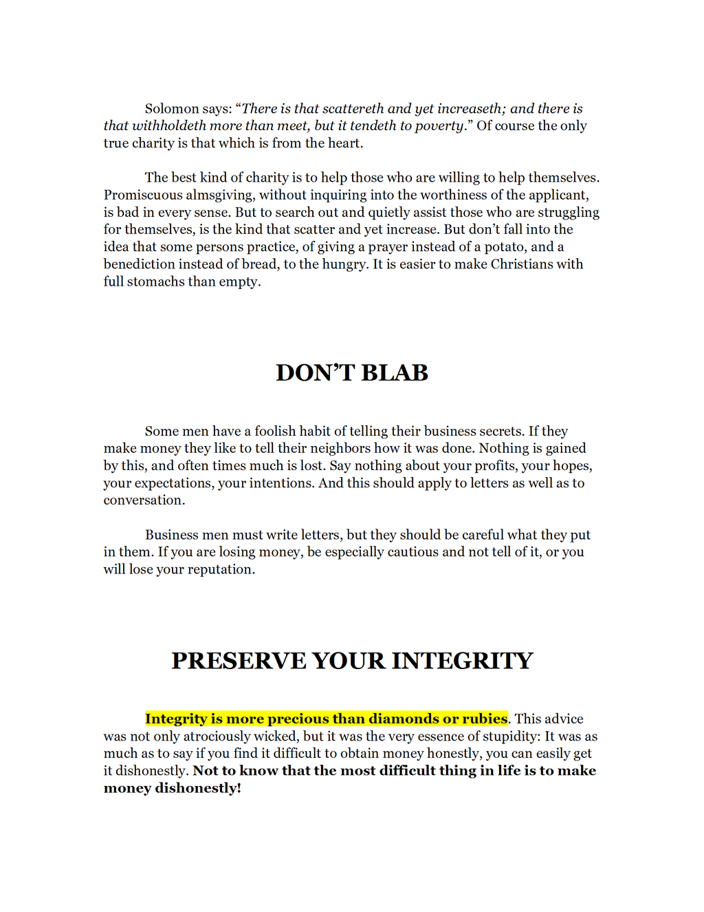 The Golden Rules To Acquiring Wealth