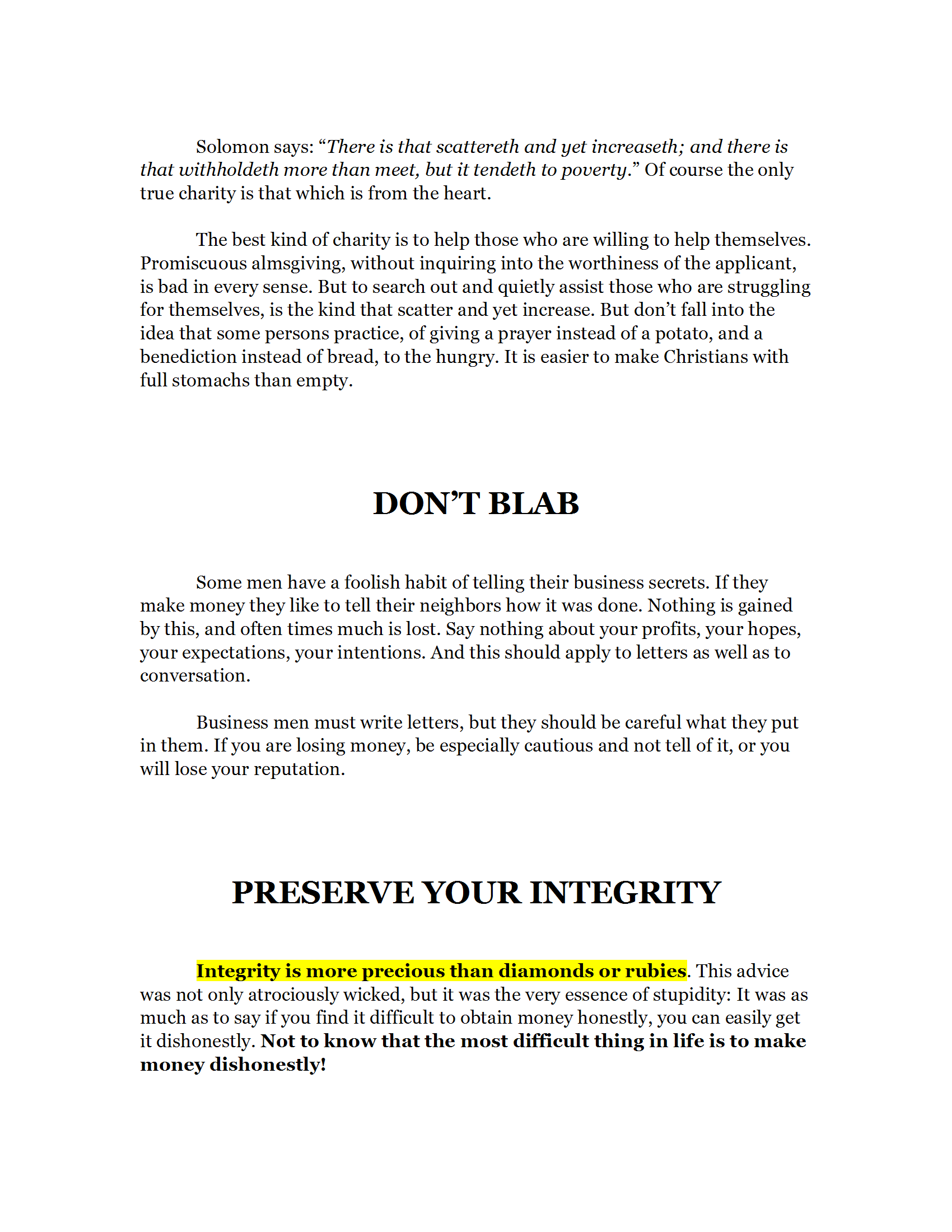 The Golden Rules To Acquiring Wealth